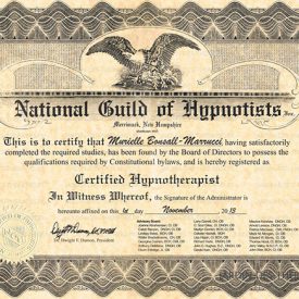 hypnose Livry-Gargan Murielle BONSALL National Guild of Hypnotists